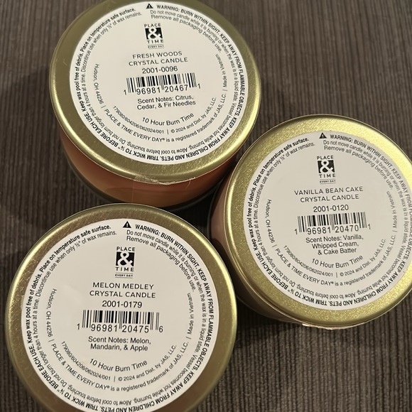 Sented Candle with Crystals 2.4 oz - buyers choice - Picture 6 of 6